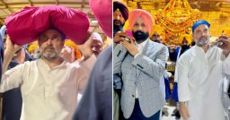 Rahul Gandhi offers ‘Sewa’ at Golden Temple for second day